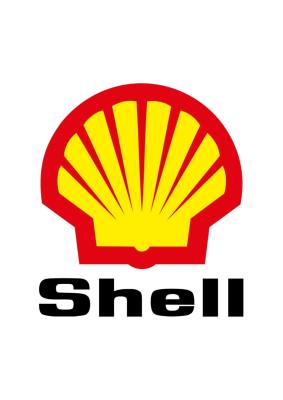 SHELL OIL STICKER Ø 3 à 120 cm vintage ancien hold rare le mans racing Gulf Shell - BLK