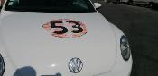 NEW BEETLE CHOUPETTE 53 STICKER AUTOCOLLANT - KIT HERBIE COCCINELLE DESTROY USED STICKERS