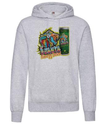 SWEAT SHIRT DJANTA GREY ASH LOGO CAN COLOUR
