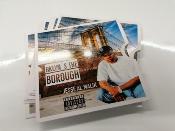 JESSE AL MALIK " BKLYN'S THE BOROUGH - PUNISH EM - INDUSTRY IS LOCKED " KIMIBRO DJ LESTRAIGHT CD CARTON SLEEVE