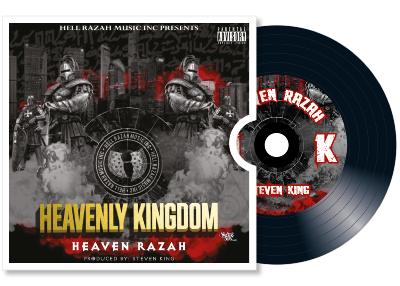 Heaven Razah X Steven King : " HEAVEN KINGDOM " - SUNZ OF MAN - VINYL CD CARTON SLEEVE