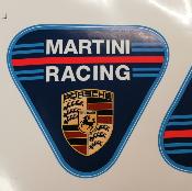 STICKER ECUSSON MARTINI PORSCHE RACING - Ø 3 à 120 cm Le mans PRESTIGE COLLECTION VOITURE 944