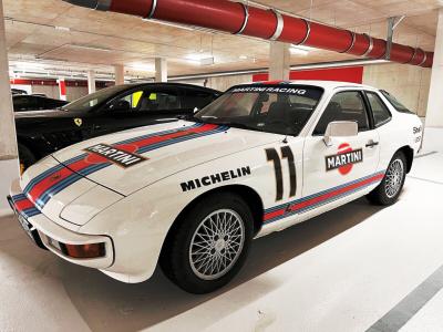 KIT DECO MARTINI PORSCHE 924 - Le Mans Stripe + numéro de course au choix UNIVERSEL MICHELIN : adaptable tout type véhicule