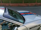 KIT DECO MARTINI PORSCHE 944 S2 - Le Mans Stripe + numéro de course au choix UNIVERSEL : adaptable tout type véhicule