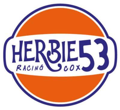 HERBIE GULF OIL STICKER Ø 3 à 120 cm Racing Le mans herbie 53 cox 2