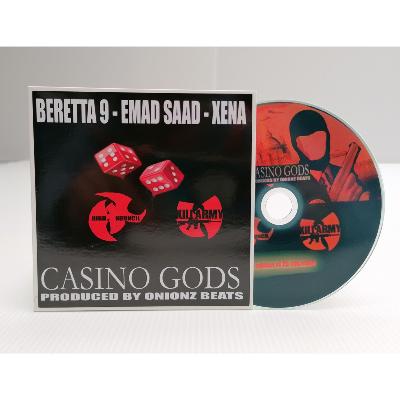 Emad Saad - Beretta 9 - XENA " CASINO GODS "  CD SINGLE VINYL WU TANG CLAN CARTON SLEEVE - Killarmy