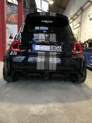 KIT DECO MARTINI BLACK & WHITE  FIAT 500 - ABARTH - Sticker Autocollant Racing Le Mans UNIVERSEL : adaptable tout type véhicule