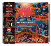 Heaven Razah X ROADSART : " HELL'S ROAD " HELL RAZAH "  - COLLECTOR CARD VOCAL DROP SIGNATURE  - METAL CASE