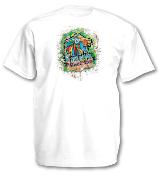 TEE SHIRT DJANTA LOGO SCRATCH WHITE