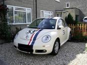 NEW BEETLE - HERBIE DECO COX - CHOUPETTE - STICKERS coccinelle CHOUPETTE