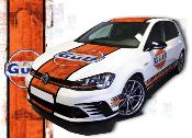 KIT DECO GULF  POUR VOLKSWAGEN GOLF 1 à 8 - Sticker Autocollant Racing Le Mans