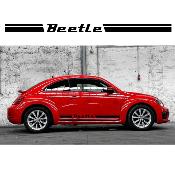 2 Bandes Bas de caisse Coccinelle New Beetle Autocollants Stickers HERBIE T03