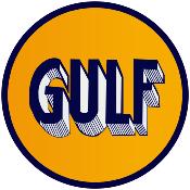 GULF OIL STICKER 1920 Ø 3 à 120 cm Racing Le mans herbie 53 cox