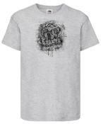 TEE SHIRT DJANTA ASH LOGO SCRATCH B&W