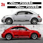 2 Bandes bas de caisse compatible volkswagen New Beetle choupette coccinelle VW herbie 53 Autocollants Stickers REF-NB-BRUSH01