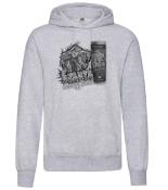 SWEAT SHIRT DJANTA GREY ASH LOGO CAN BLACK&WHITE