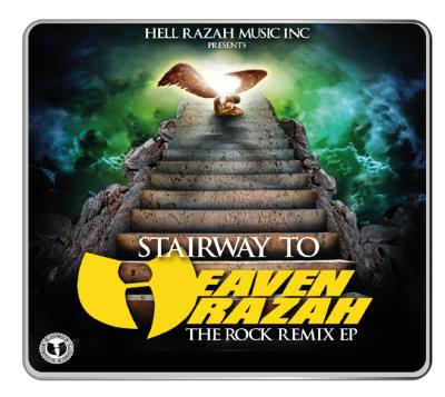 Hell Razah - STAIRWAY TO HEAVEN RAZAH : THE ROCK REMIX EP - SUNZ OF MAN - CD metal square