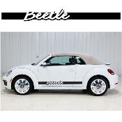 2 Bandes bas de caisse compatible volkswagen New Beetle choupette coccinelle VW herbie 53 Autocollants Stickers REF-NB-BRUSH01-SHORT