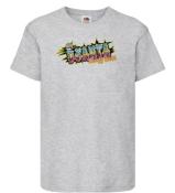 TEE SHIRT DJANTA ASH TEXT ALONE COLOUR 