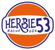 HERBIE GULF OIL STICKER  3  120 cm Racing Le mans herbie 53 cox 2