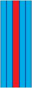 58x160cm MARTINI STRIPS  - FOR ALL CARS BONNET PARE CHOC  SPOILER CAPOT TOIT LARGE STRIPS STICKER CAPOT... Autocollant Racing Le Mans UNIVERSEL - MART-CLASSIC-58x160