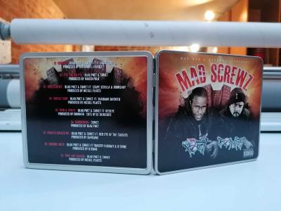 Blaq Poet & Comet MadMen " MAD SCREWZ " METAL CASE CD - Screwball - RARE COLLECTOR