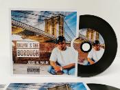 JESSE AL MALIK " BKLYN'S THE BOROUGH - PUNISH EM - INDUSTRY IS LOCKED " KIMIBRO DJ LESTRAIGHT CD CARTON SLEEVE