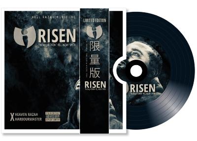 Heaven Razah X Harbourmaster : " RISEN " The Story of CHRON " HELL RAZAH " SMITH  - COLLECTOR CARD VOCAL DROP SIGNATURE  - VINYL CD