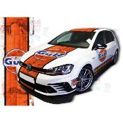 KIT DECO GULF  POUR VOLKSWAGEN GOLF 1  8 - Sticker Autocollant Racing Le Mans