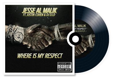 JESSE AL MALIK Feat. Justin Cohen & DJ D.I.D " WHERE IS MY RESPECT ' THE SINGLE - CD CARTON SLEEVE