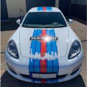 KIT DECO MARTINI PANAMERA SCRATCHED - Le Mans Stripe UNIVERSEL : adaptable tout type vhicule