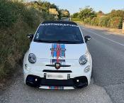 KIT DECO MARTINI FIAT 500 CORROSION EFFECT - UNIVERSAL Racing Le Mans Sticker Decal: adaptable to any type of vehicle SHABBY RUSTTES