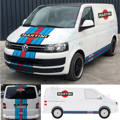 Kit deco Martini pour Transporter Volkswagen serie T -  stickers sticker autocollant RACING