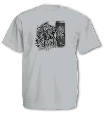 TEE SHIRT DJANTA GREY LOGO CAN BLACK&WHITE