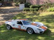 KIT DECO GULF SCRATCHED -  FORD GT 40 ... STICKERS - Le Mans Stripe UNIVERSEL : adaptable tout type véhicule