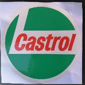 CASTROL OIL STICKER  3  120 cm Racing Le mans herbie 53 cox GULF SHELL