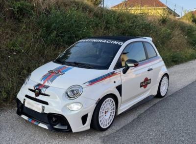 KIT DECO MARTINI FIAT 500 CORROSION EFFECT - UNIVERSAL Racing Le Mans Sticker Decal: adaptable to any type of vehicle SHABBY RUSTTES