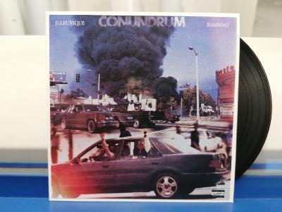  JULEUNIQUE & BAMBINO " Conundrum "  Carton Sleeve CD ALBUM