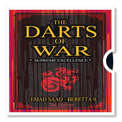 EMAD SAAD - BERETTA 9 ( Kinetic 9 ) " DARTS OF WAR " CD VINYL WU TANG CLAN CARTON SLEEVE - Killarmy