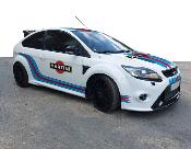 FORD FOCUS RS 2 - MARTINI RACING DESTROY - USED STICKERS AUTOCOLLANTS