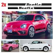 2 Bandes Bas de caisse Coccinelle New Beetle Autocollants Stickers HERBIE T03